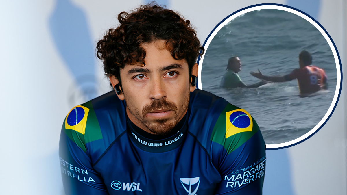 Yago Dora esteve envolvido na grande polêmica do primeiro dia de evento em Margaret River