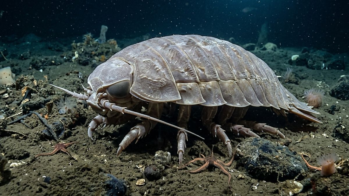 Parente dos caranguejos, o isópode gigante impressiona cientistas com seu tamanho e dieta assustadora