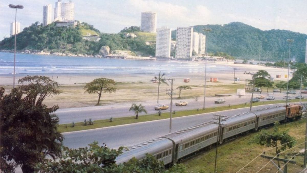 s trilhos que um dia levavam passageiros de Santos ao Vale do Ribeira ainda existem mas estão encobertos pelo tempo. A ferrovia foi desativada em 1997 e, desde então, espera por uma segunda chance/ Thomas Corrêa