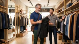 A boa notícia é que a elegância na maturidade não exige roupas caras, mas sim o ajuste certo