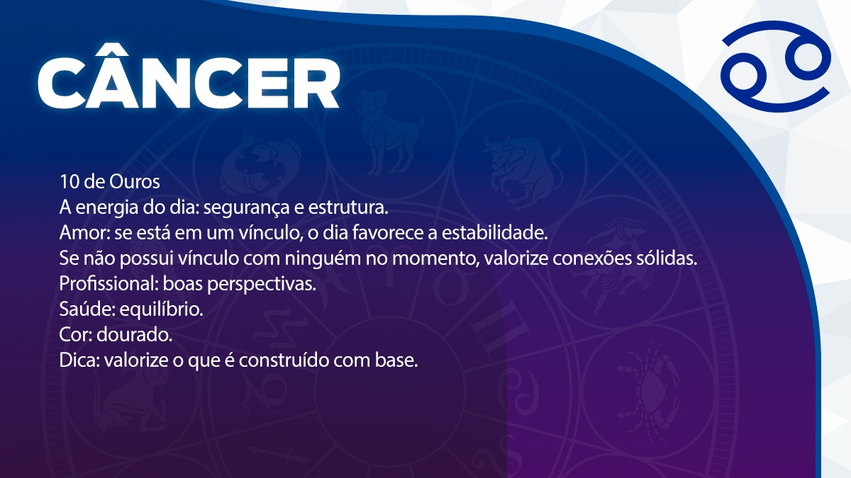 Previsão para Câncer / Arte/DL