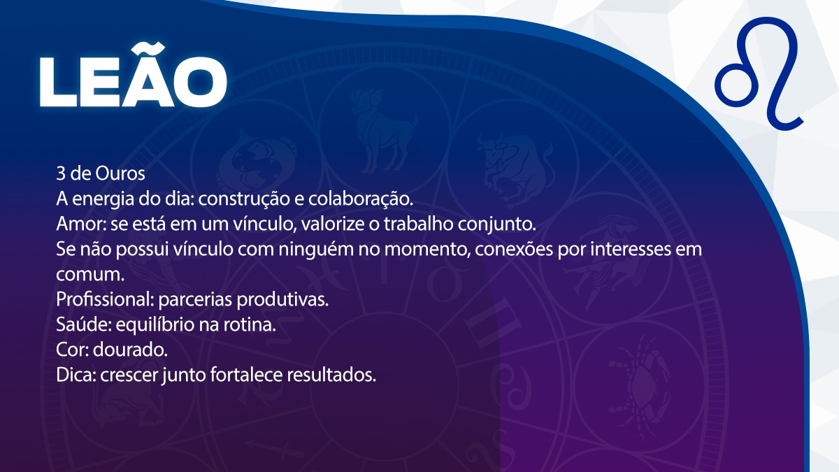 Previsão para Leão / Arte/DL