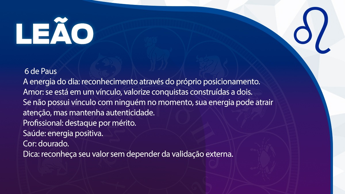 Previsão para Leão / Arte/DL