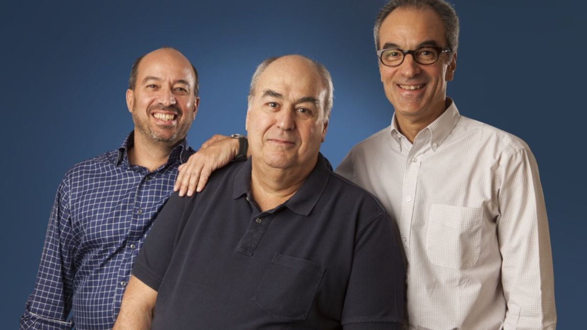 Os irmãos João Roberto Marinho, Roberto Irineu Marinho e José Roberto Marinho/Divulgação/Globo