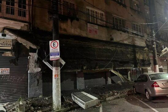 De acordo com a Defesa Civil, o incidente ocorreu por volta das 23h