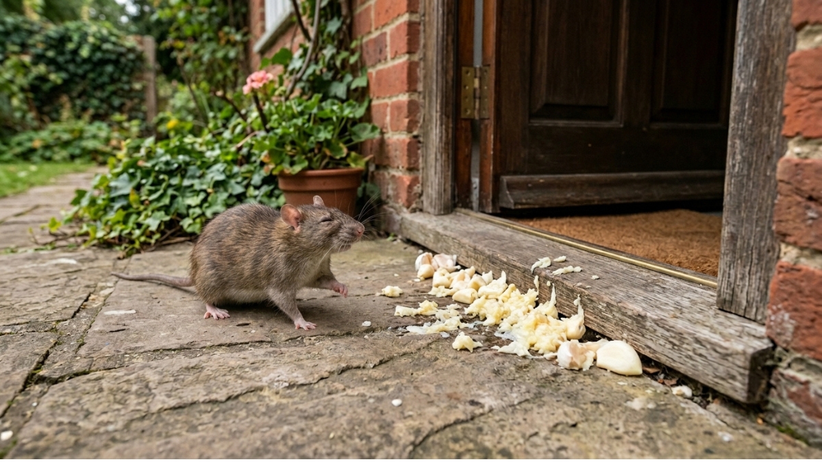 Uma alternativa natural foi descoberta que funciona como um eficaz repelente contra ratos: o alho