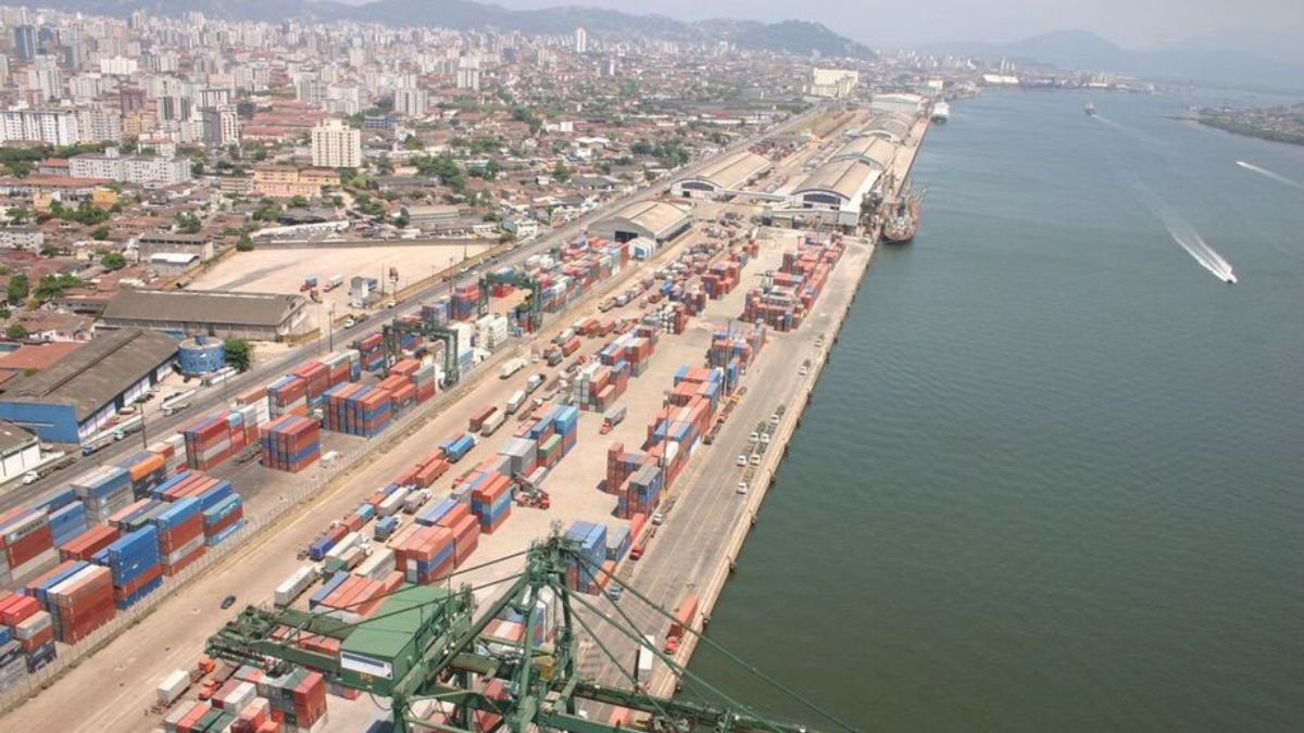 Inaugurado oficialmente em 1892, o Porto de Santos mudou para sempre a economia paulista / Foto: Divulgação