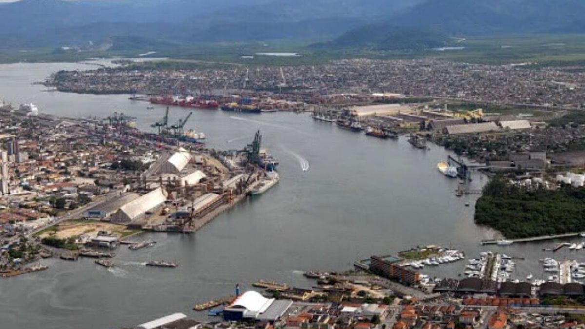 O Porto de Santos nasceu no século XIX e se tornou o maior da América Latina / Foto: Divulgação