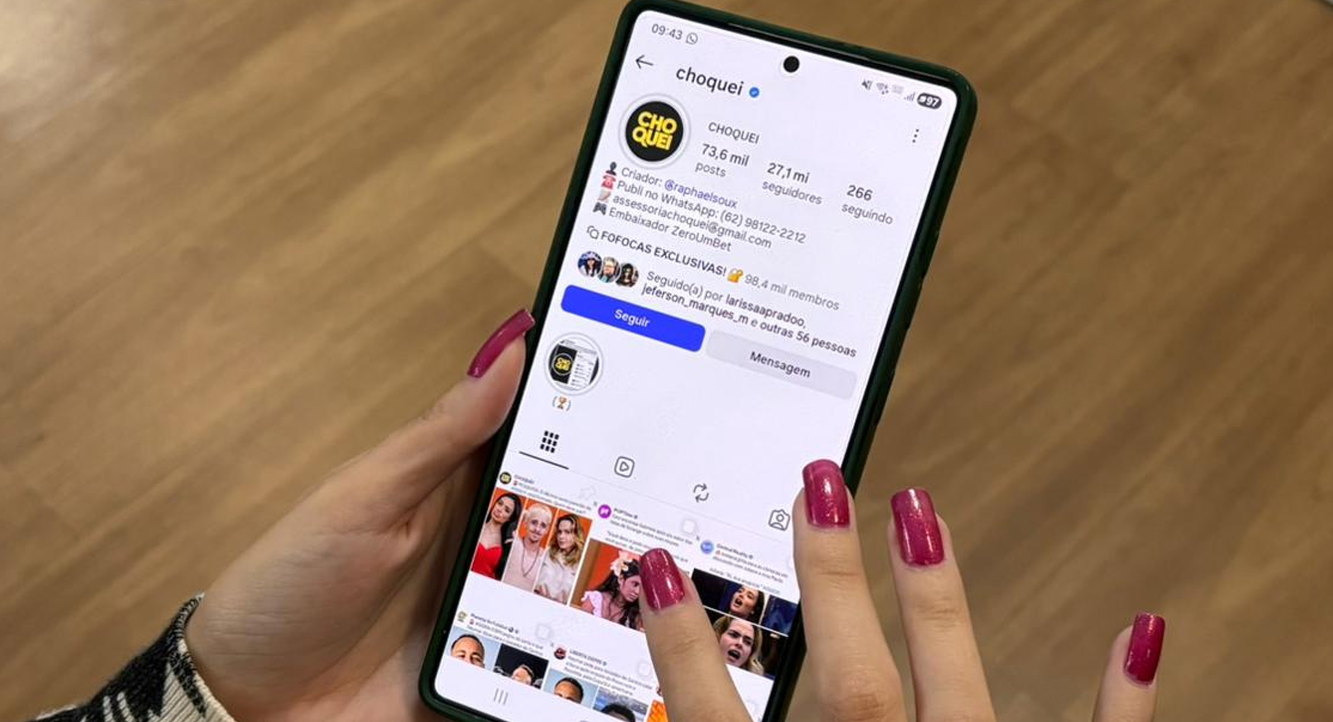 O criador da página Choquei, o influenciador R.S.O, foi presonesta quarta-feira (15) durante uma operação realizada pela Polícia Federal, em Goiânia.