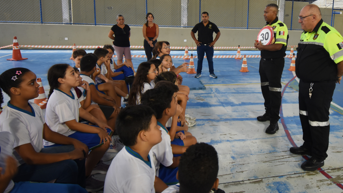 A ação integra a campanha permanente "Eu Pratico um Trânsito Seguro"