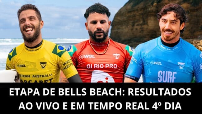 Etapa de Bells Beach entra no seu 4&ordm; dia de competições