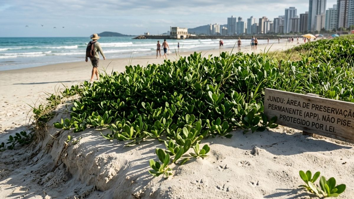 Entenda a função do jundu e como o reaparecimento dessa espécie típica da Mata Atlântica pode salvar a orla de futuras ressacas