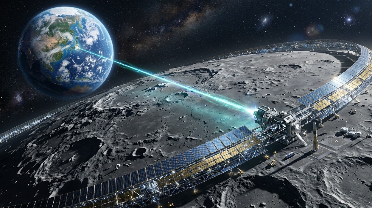Japão quer criar anel solar na Lua para enviar energia limpa à Terra