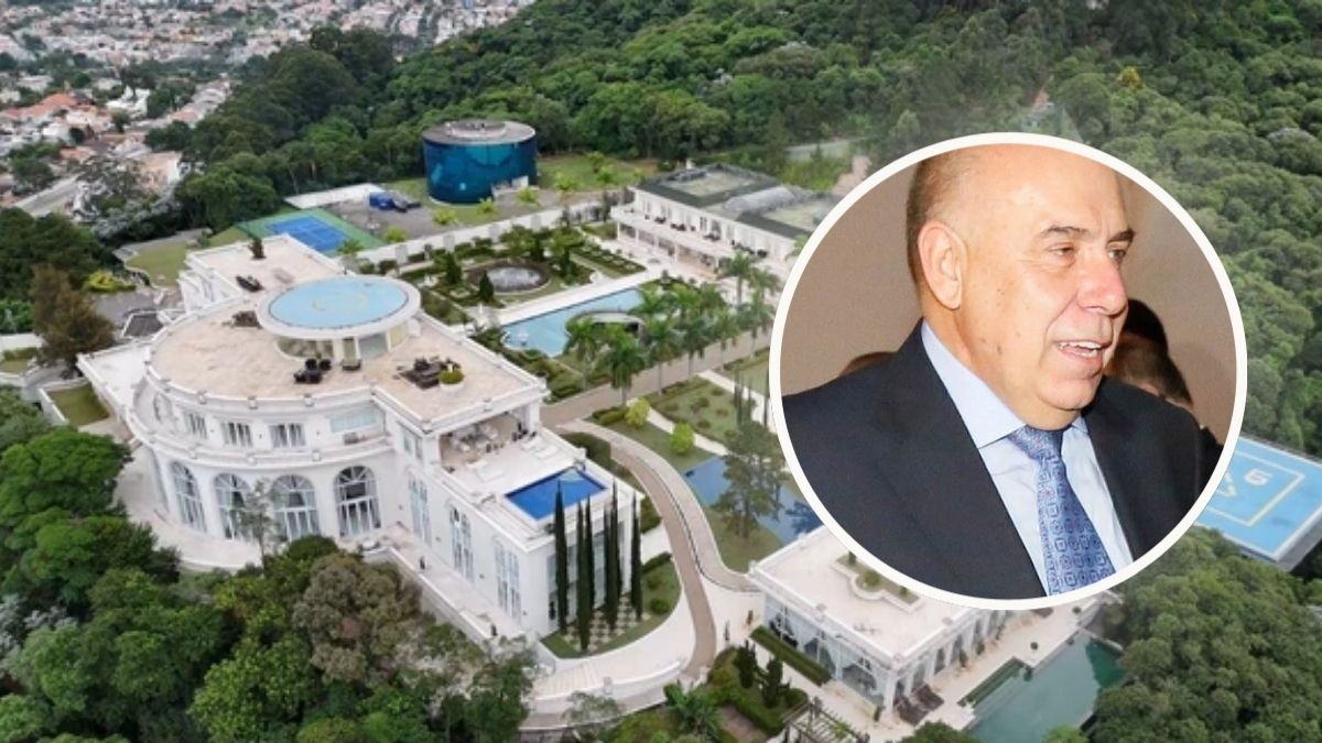 A maior mansão do Brasil pertence ao dono da emissora RedeTV!