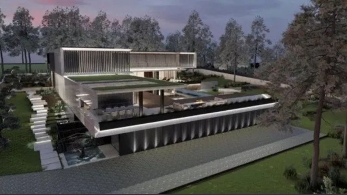 Imóvel de 900 m² foi projetado pelo arquiteto Vítor Vitorino /Reprodução