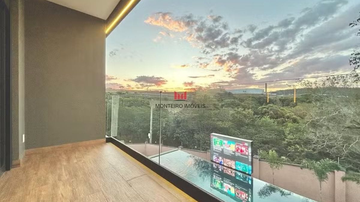 Fachada da mansão em condomínio de alto padrão na Grande BH /Reprodução