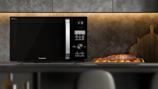 Microondas com Air Fryer da Panasonic, mas outras marcas também oferecem a tecnologia