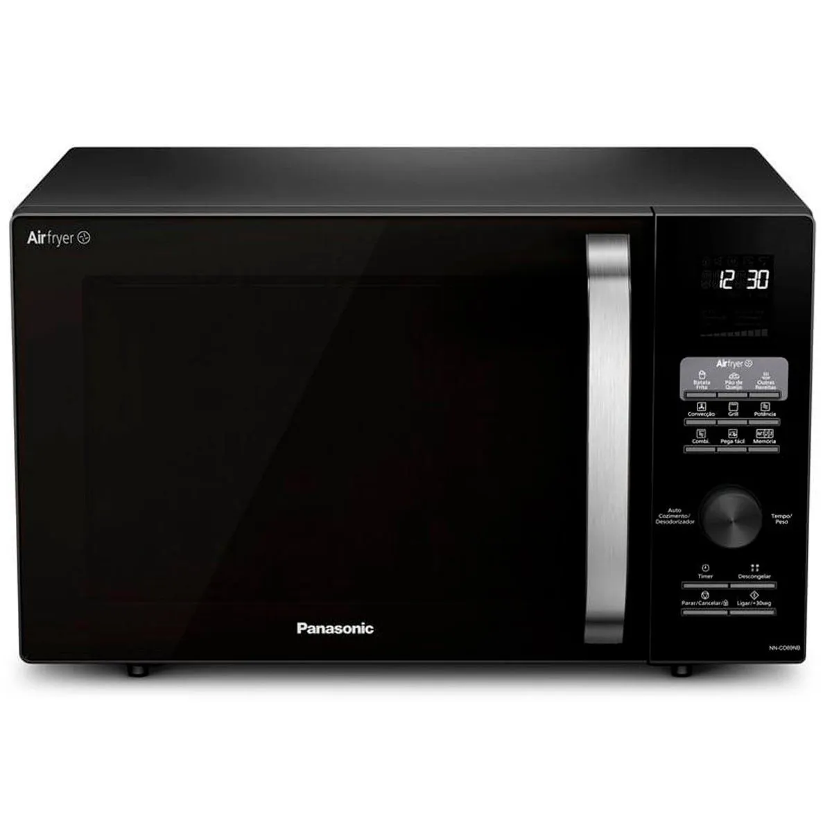 O modelo Air Fryer + Microondas da Panasonic é um dos mais vendidos no Brasil, mas há outras marcas também - Divulgação/Panasonic