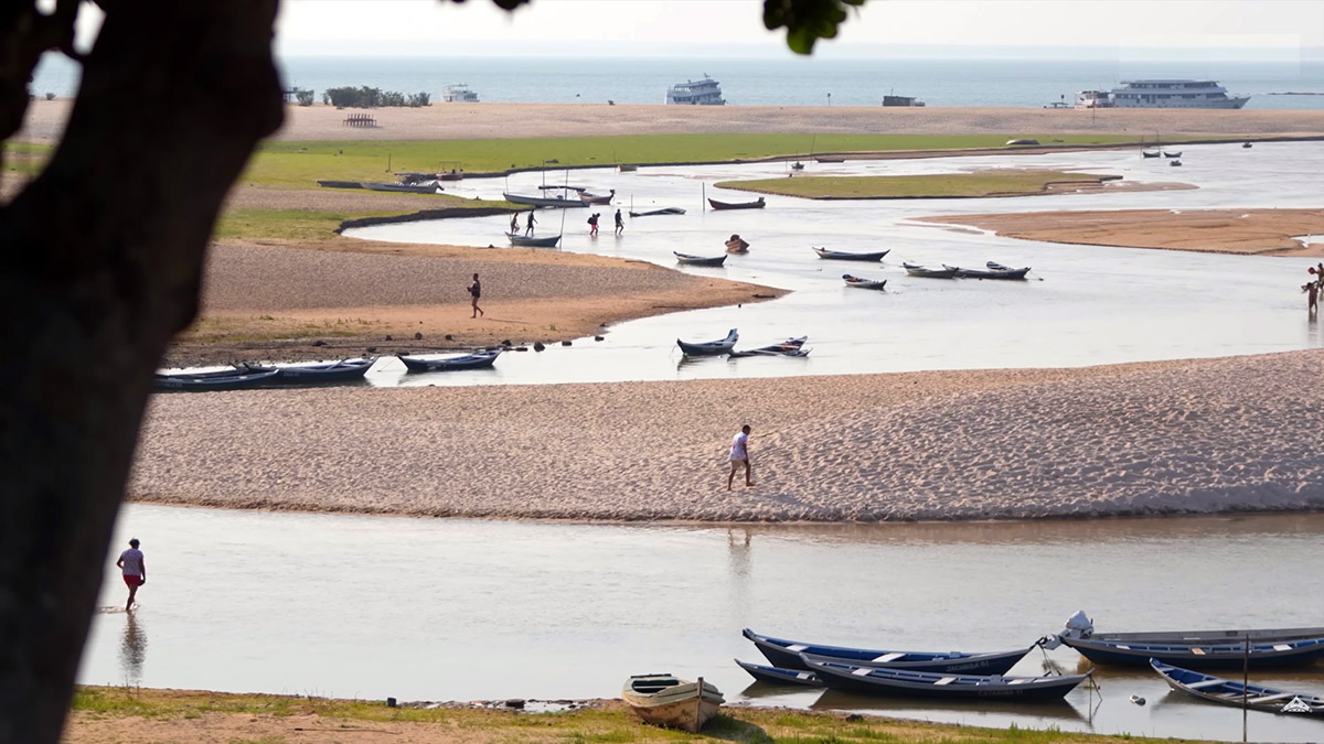 A região abriga ecossistemas ricos e variados, onde a floresta amazônica encontra as águas claras do Rio Tapajós