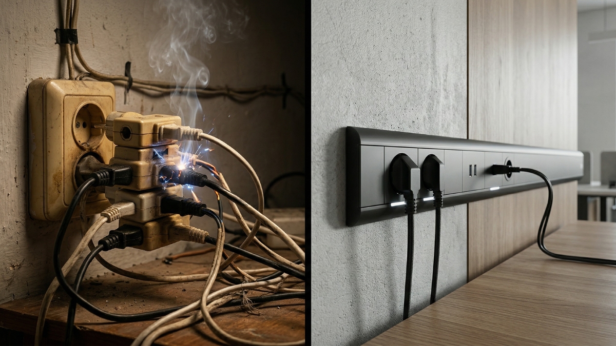 Da 'gambiarra' ao design perfeito e de alto padrão: como a tecnologia modular está substituindo o perigo das tomadas lotadas