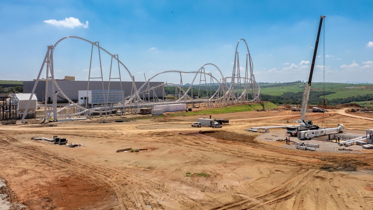 As obras do Cacau Park, o primeiro parque temático de chocolate do Brasil, estão avançando no interior de SP