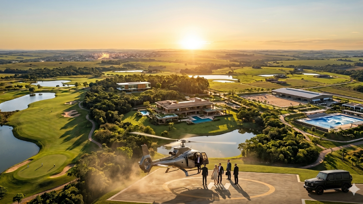 A cidade de Porto Feliz virou o epicentro do altíssimo luxo nacional em 2026