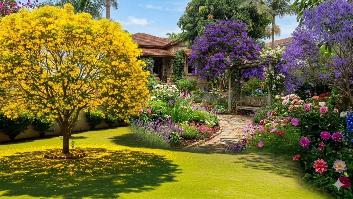 Arvores posicionadas na maneira correta fortacelece o frescor do ambiente