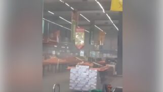 Vazamento aconteceu na manhã desta segunda-feira, 13, em São Vicente