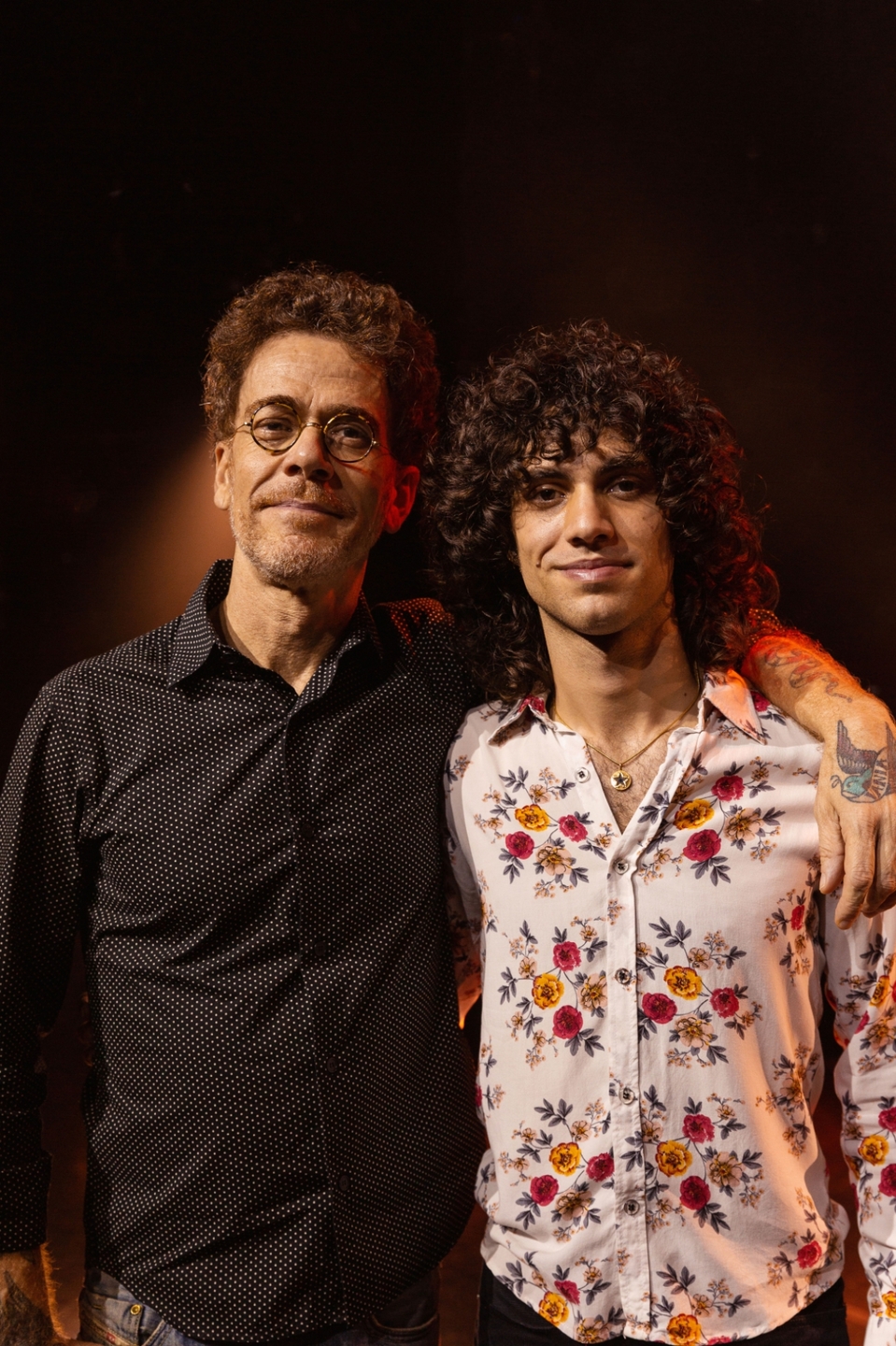 Nando Reis e Sebastião Reis (Foto: Carol Siqueira)